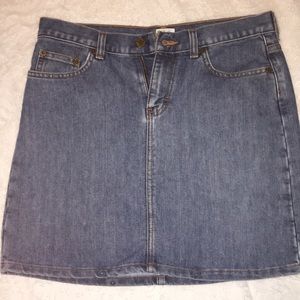 ❁calvin klein jean skirt